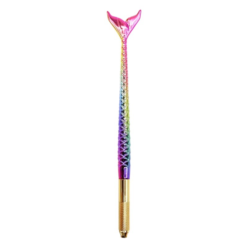 Tattoo Beauty Mermaid Handmade Pen Knife Holder Handmade Fogging Pen Tattoo Eyebrow Embroidery Eyebrow Fine Floating Eyebrow Pencil