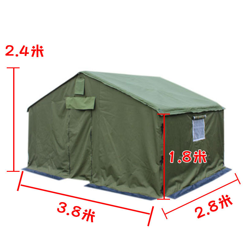 Ingeniería de campo sitio de construcción alivio de desastres lienzo comando de emergencia civil al aire libre engrosada cálida tienda viva a prueba de lluvia
