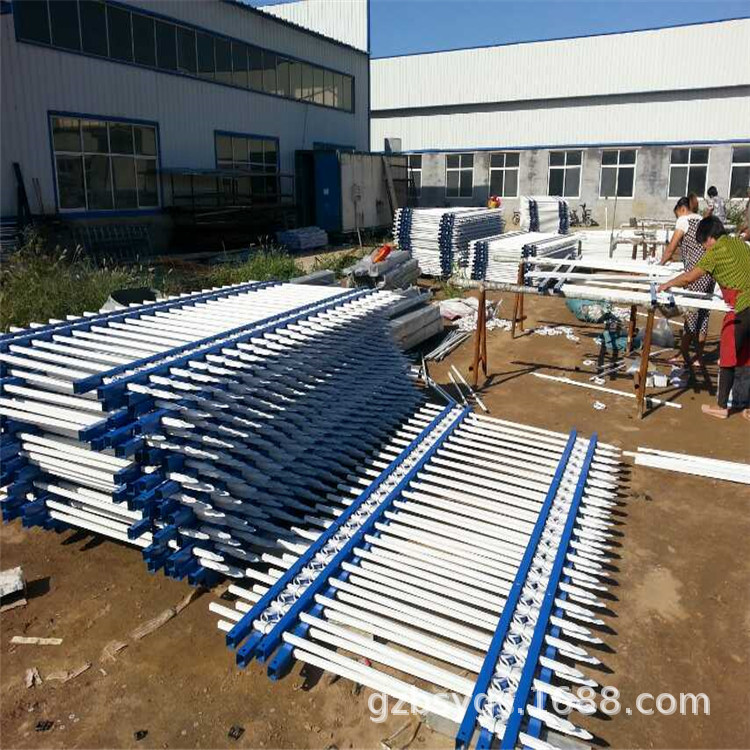 锌钢围墙护栏铁艺围栏 庭院栅栏 农村别墅花园隔离栏防护栏