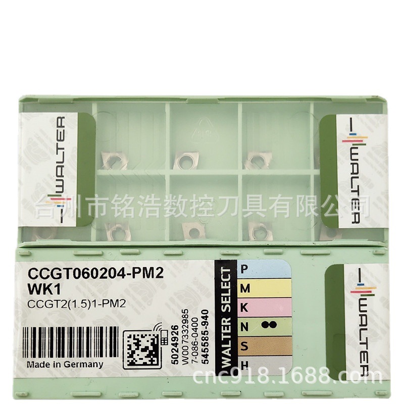 Walter瓦尔特CNC刀具CCGT060201/02/04-PM2 WK1数控车床刀片