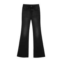 商场同款2025冬新款女装时尚休闲百搭高腰牛仔裤喇叭裤1HAF4296J5