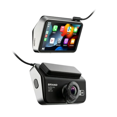 4.5inch dual-recording carplay/Auto touch: Driving recorder