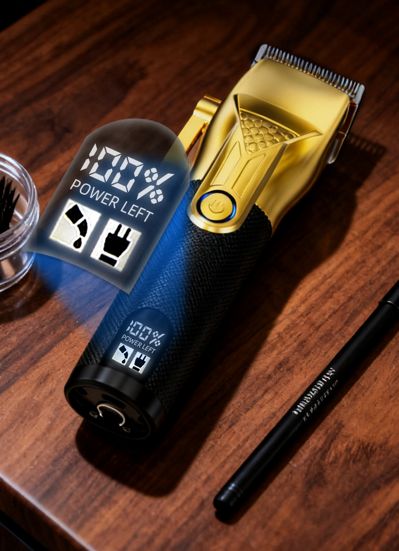 Professionel hårtrimmer med knive i rustfrit stål_voghion.com