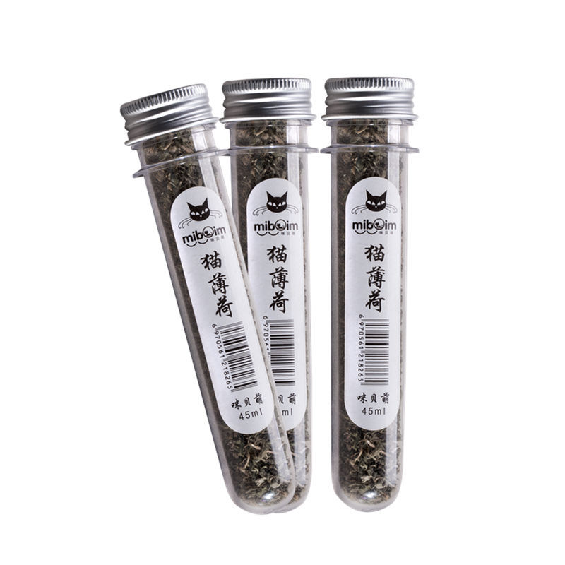 猫零食猫薄荷草叶干猫咪用品猫草去毛球化毛猫薄荷粉末猫簙荷博荷