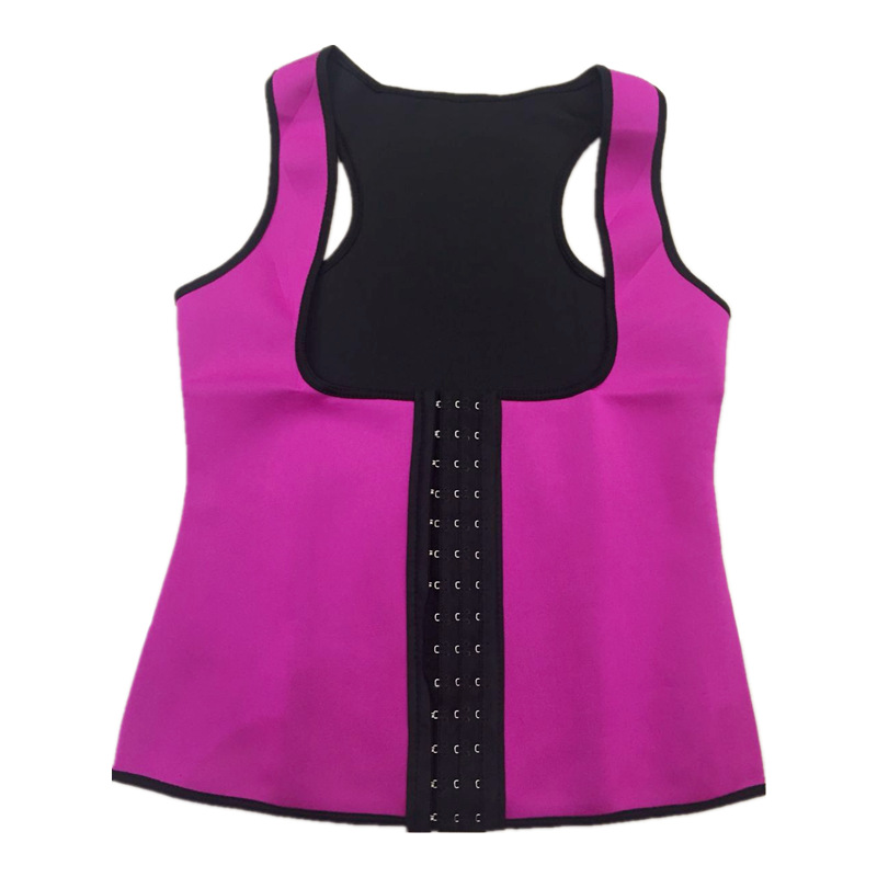 Corsé deportivo para mujer con cremallera, chaleco de neopreno reductivo para entrenamiento y yoga