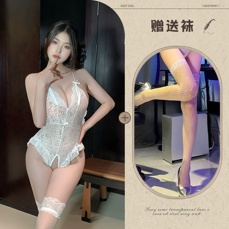 夜听香 Lace underwear, sexy bodysuit
