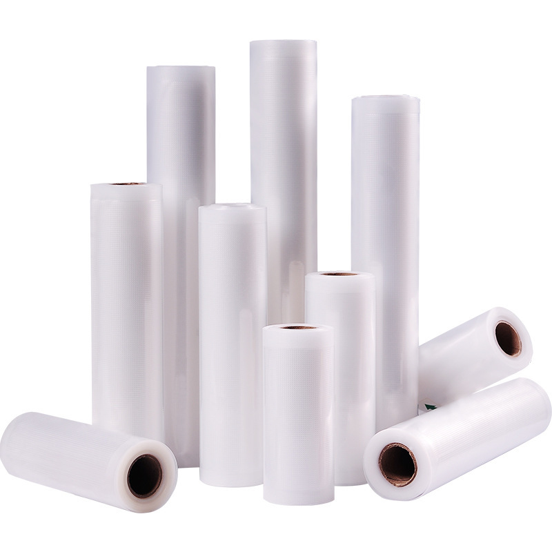 Bolsa de rollo de vacío de grano doméstico bolsa de envasado de alimentos salchicha comprimida de malla de alimentos cocidos bolsa de mantenimiento fresco bolsa de máquina de bombeo de vacío