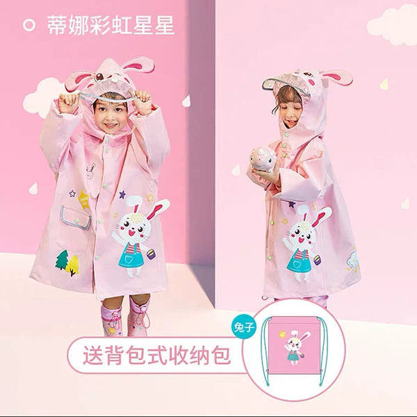 Rabbit, raincoat