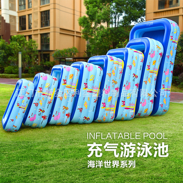 Inflatable swimming pool