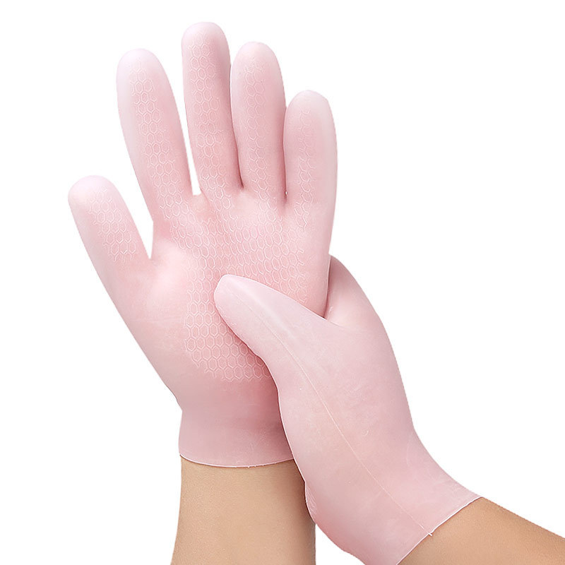 skin rejuvenation sebs gel gloves non-slip softened horny brightening skin care gloves mittens short soft