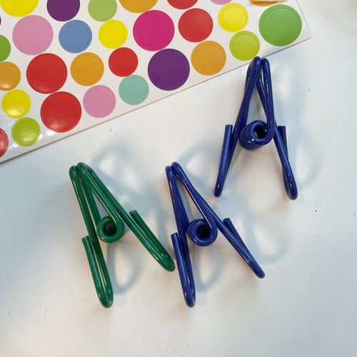 Color multi-functional clothes clip clothes clip windproof clip sock drying metal sealing clip spring clip BH046