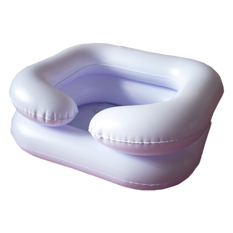 Nuevo lavabo inflable de pvc plegable, productos de cuidado, masaje en el hogar, peluquería, lavado de pies al aire libre portátil