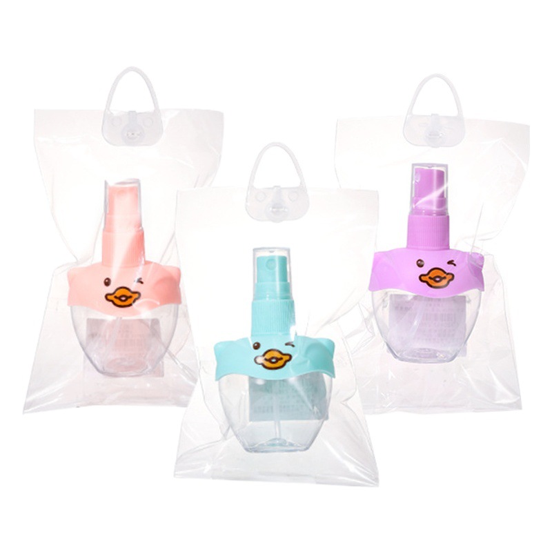 LMLTOP botella de spray de dibujos animados 60ml cosmética sub-botella de viaje pequeña botella vacía portátil botella de spray SY719