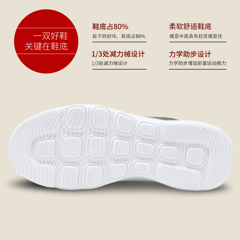 锦世源 | 女鞋情侣款软底妈妈鞋一脚蹬老北京布鞋轻便休闲鞋代发|undefined