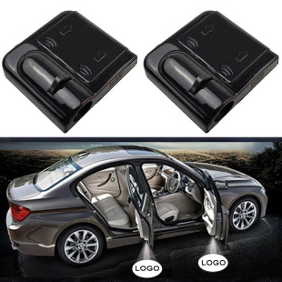 Car LED decorative lamp door laser projection lamp wiring-free universal modification lamp wireless welcome lamp door light