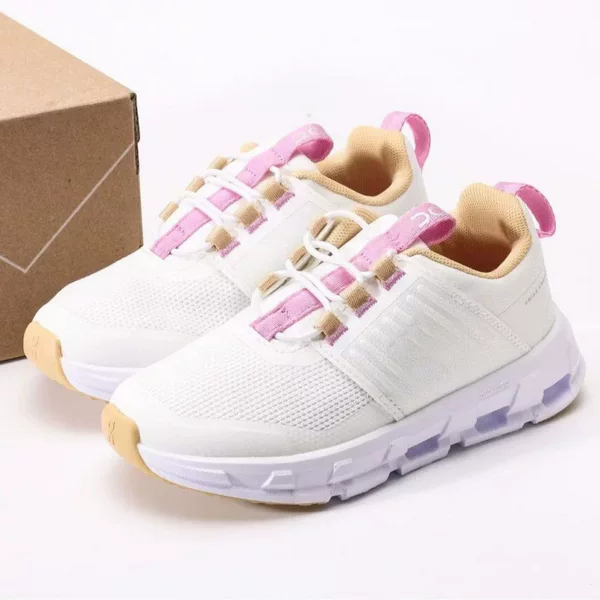 O-Run Children's Spring and Autumn Breathable Elastic Band Cushioning Low-Top Running Shoes for Boys and Girls Campus Sports Shoes