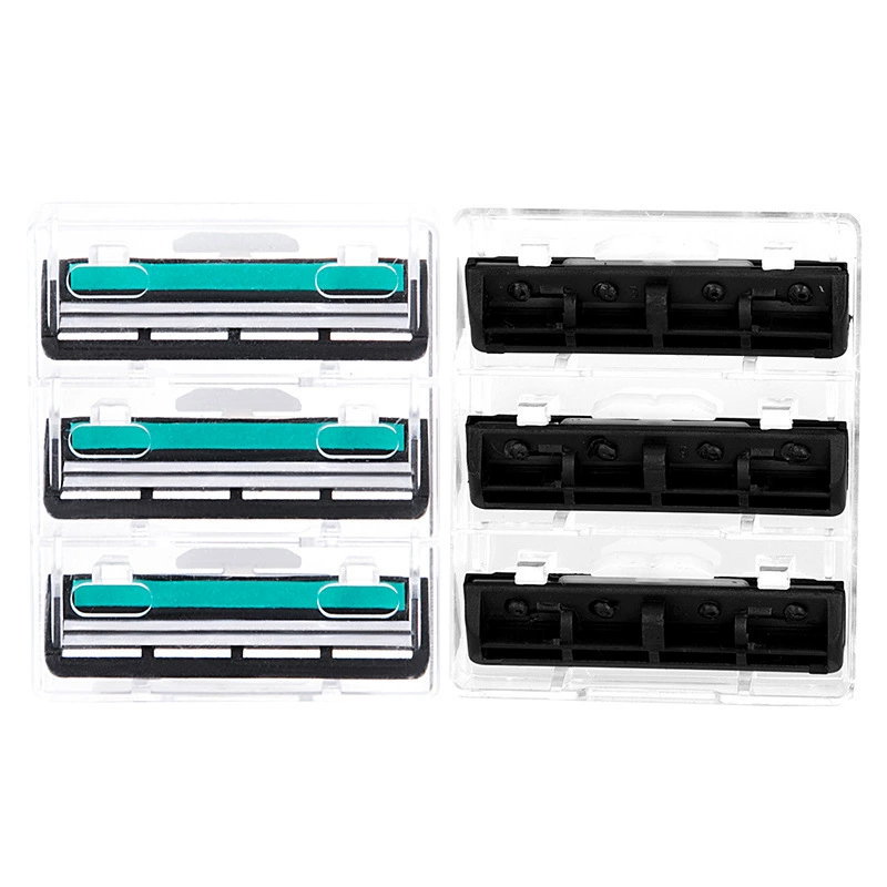 Подходит для станка Gillette Manual Shaver двуслойная Geely Stranging мужская старого образца бритва - набор Head Scratch Set