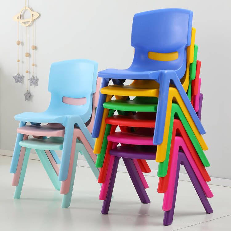 Kindergarten chairs children's plastic back chairs thickened student training courses desks and chairs children's stools manufacturers wholesale Kindergarten chairs children's plastic back chairs thickened student training courses desks and chairs children's stools manufacturers wholesale