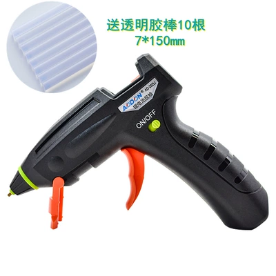 Cross-border e-commerce USB wireless lithium Yapışqan paylayıcı adapterlər - ad-202-wireless-rechargeable-lithium-battery-hot-melt-glue-gun-10-transparent-white-sticks
