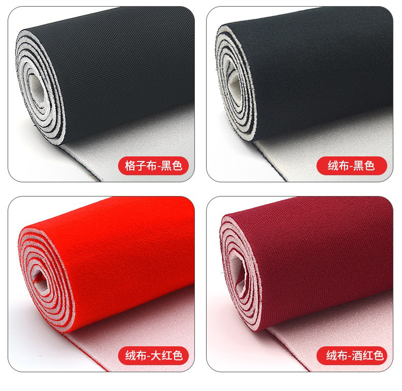 Car Ceiling Cloth Self-Adhesive Original Car Fabric with Sponge Interior Modification Refurbished Car Roof Replacement Ceiling Falling Off Wholesale