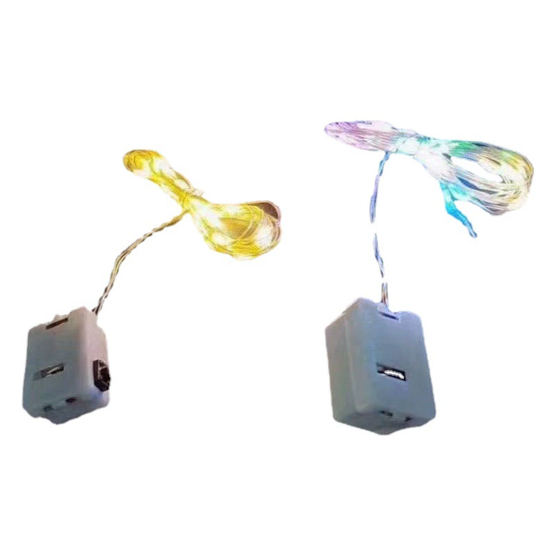 Огни гирлянды светодиодные Звездные огни букет цветов Подарочная коробка Звездные огни маленькие огни декоративные сетчатые красные гирлянды огни для торта, полные работы