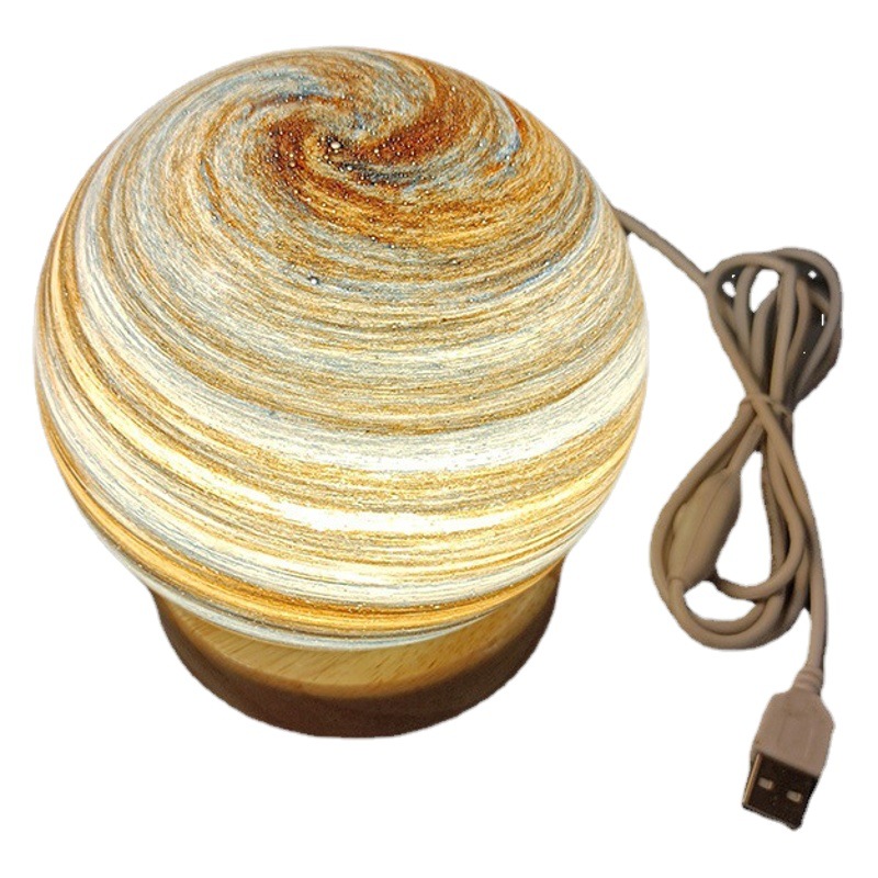 Lámpara de planeta errante transfronterizo, lámpara de cielo estrellado, luz nocturna de registro, lámpara de atardecer, lámpara de mesa, lámpara de ambiente, lámpara de noche, regalo de cumpleaños