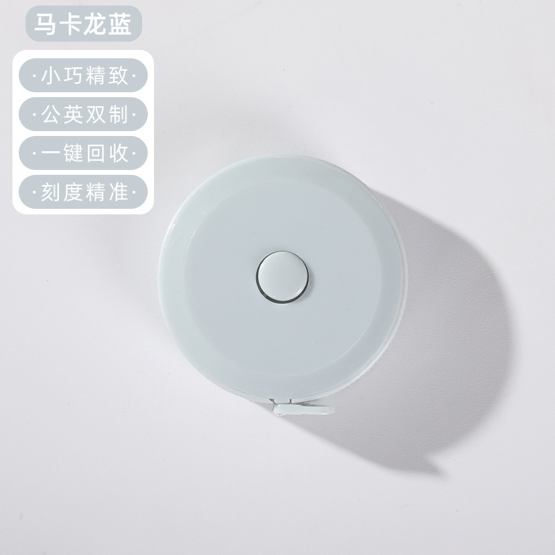 北欧の小さい巻尺のかわいいシンプルな携帯の柔らかい皮の定規は3周のバストのヒップのウエストの服の定規を測定します。|undefined