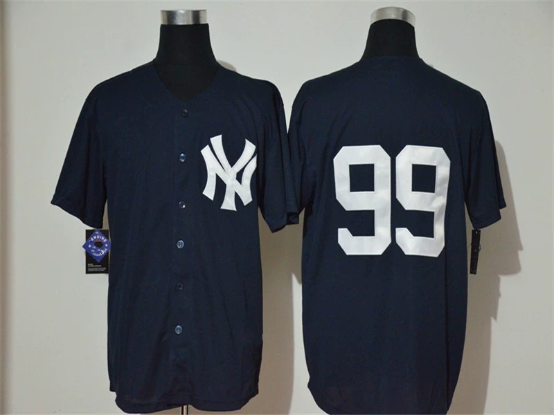 Футболка MLB Yanji team №99, бейсбольная майка New York Yankees, бейсбольная форма