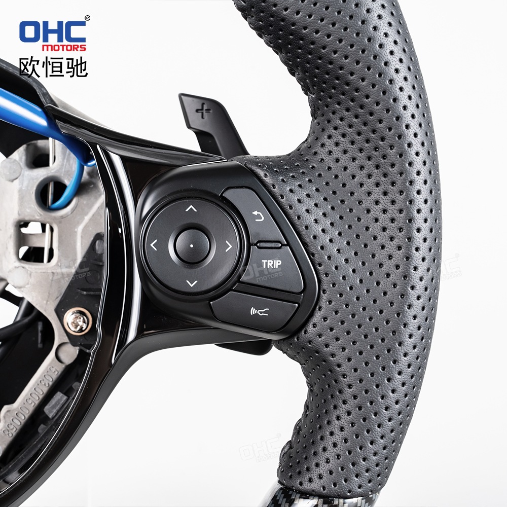 Suitable for 18-23 Toyota 86 Subaru modified and upgraded carbon fiber pattern steering wheel assembly