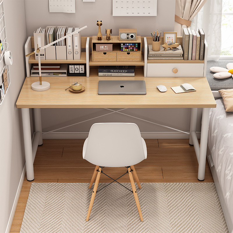 Escritorio simple casa Mesa chica dormitorio simple ins computadora escritorio pequeño apartamento mesa de estudio MESA de maquillaje blanco