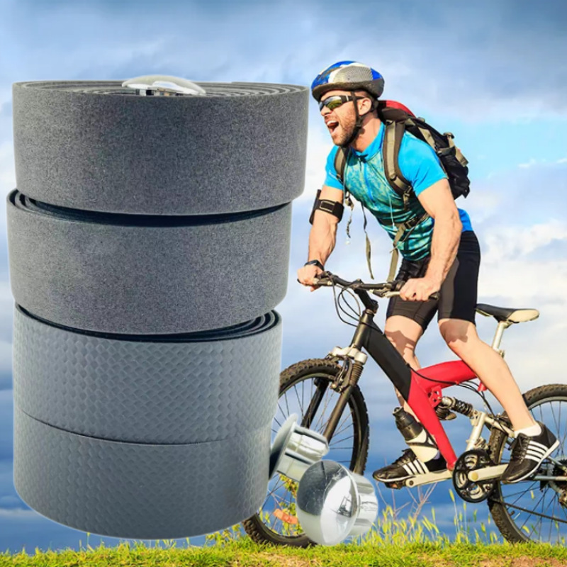 Carbon fiber texture road bicycle tie snakeskin pattern handlebar strap non-slip wear-resistant handlebar strap riding equipment