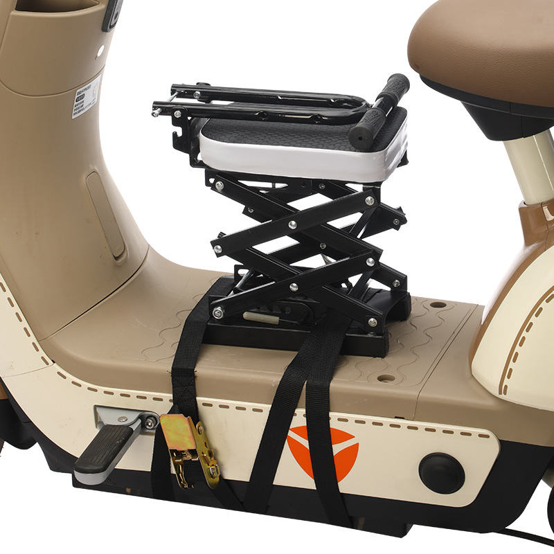 Electric motorcycle scooter electric motorcycle child seat front baby safety child sitting chair battery car stool