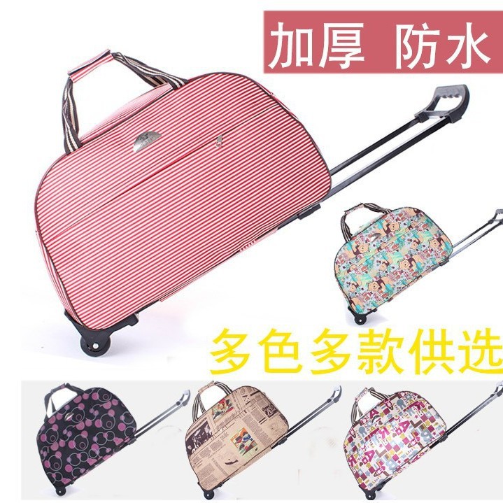 Bolsa de carro ligera de estilo coreano/caja de la carretilla bolso impermeable bolsa de equipaje de gran capacidad bolsa de equipaje para hombres y mujeres