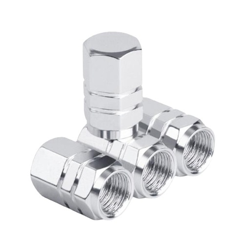 Aluminum alloy valve cap tire valve cap valve cap car tire cap anti-leak 4 pieces