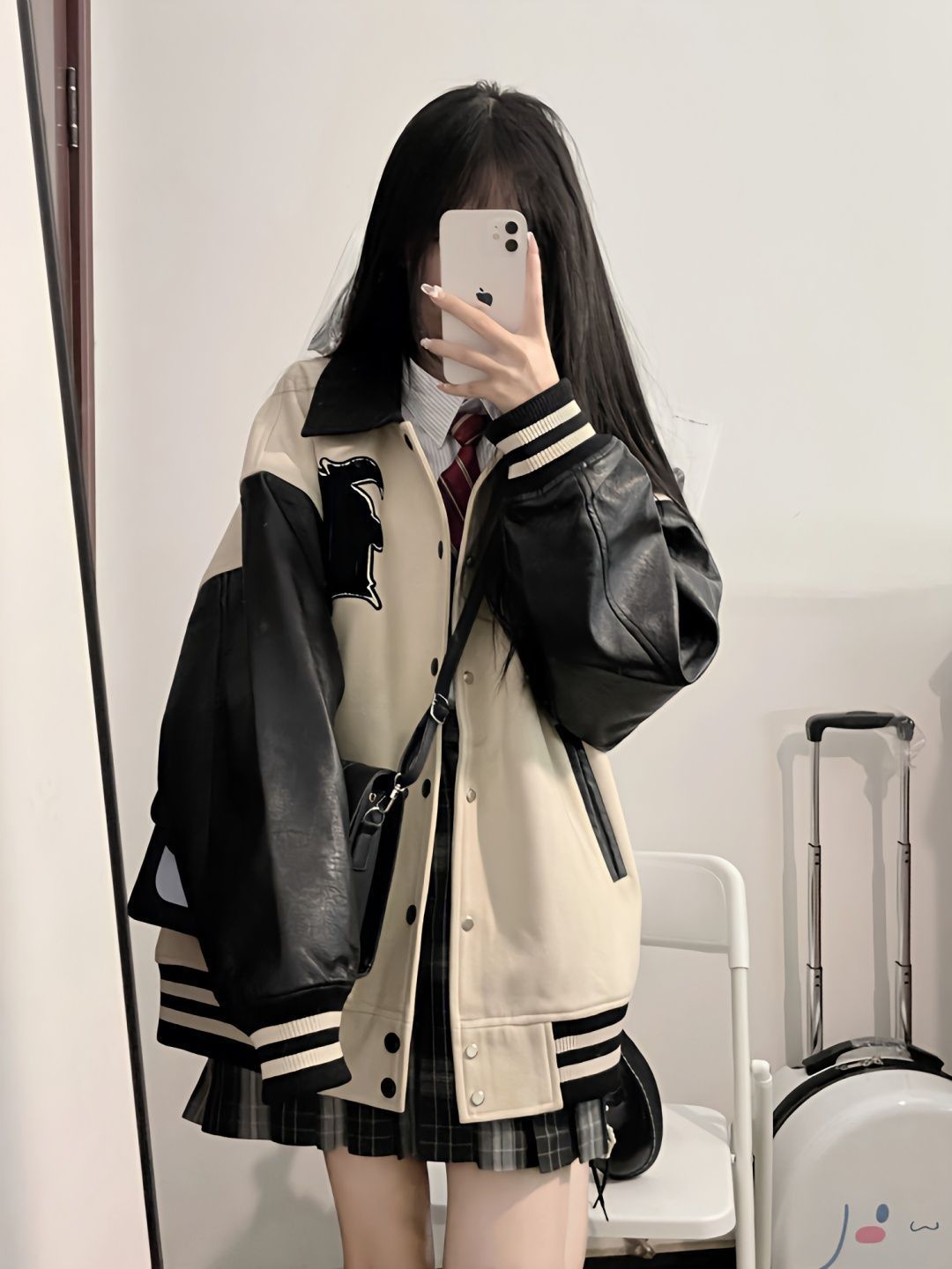 Baseball Suit Girls Early Spring and Autumn 2023 New Junior High School Senior high school Students American Loose Casual Joker Jacket