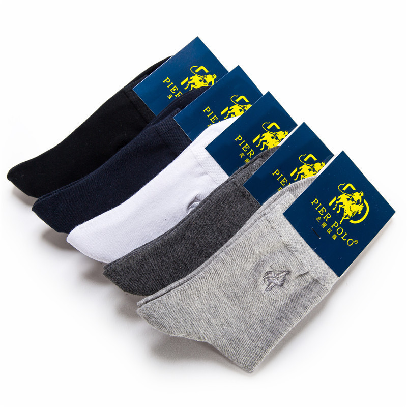 Gadley-Paul combed cotton business casual men's socks autumn and winter in the barrel fine thorn men's cotton socks wholesale