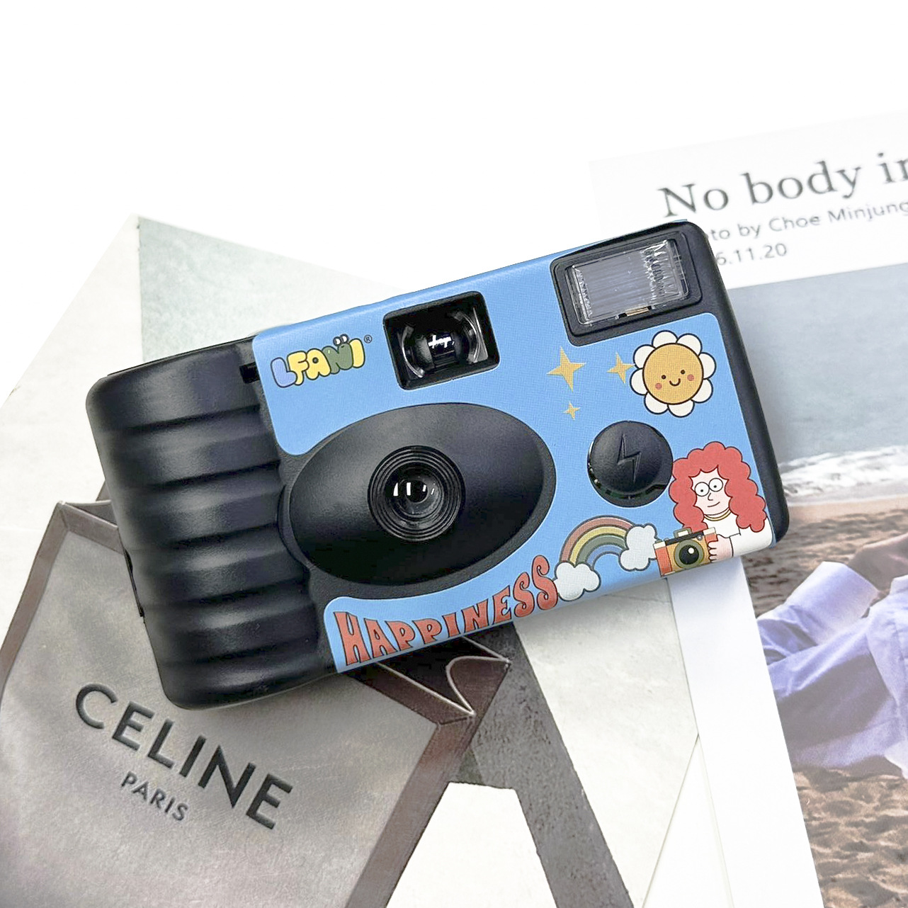 Nueva semi-rejilla película de película desechable Cámara lindo Fin de Semana 18 personalizable LOGO