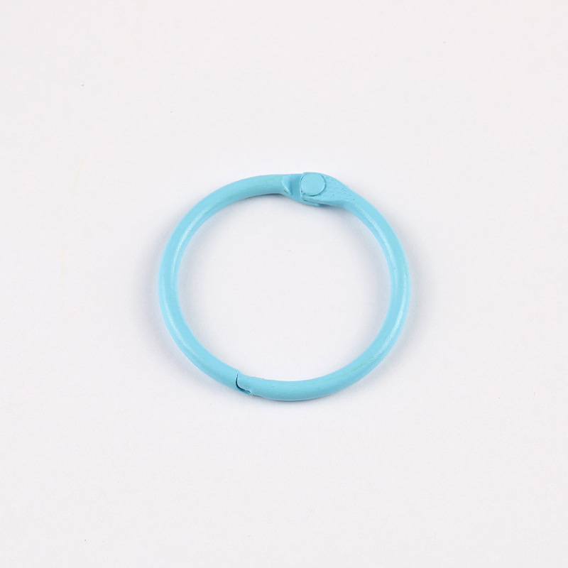 Color macarón 30mm color laqueado anillo de encuadernación anillo de encuadernación calendario de escritorio anillo de encuadernación DIY