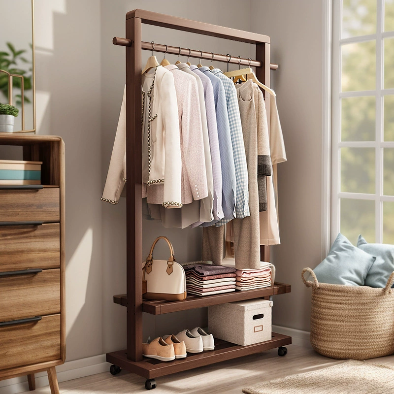 Висячие вешалки от пола до потолка для спальни простые вешалки для съемного дома для домашнего обихода
