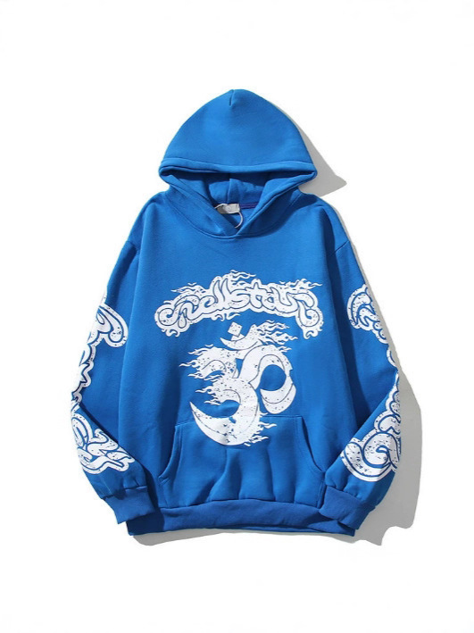 跨境外贸连帽卫衣男hoodie纯色连帽衫运动卫衣男女可预制图案外套|undefined