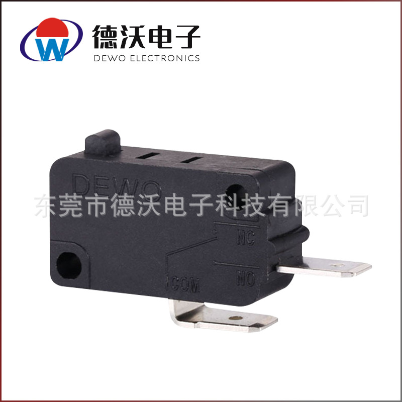厂家现货DV16大微动开关250VAC 16A常开型耐高温复位门锁开关