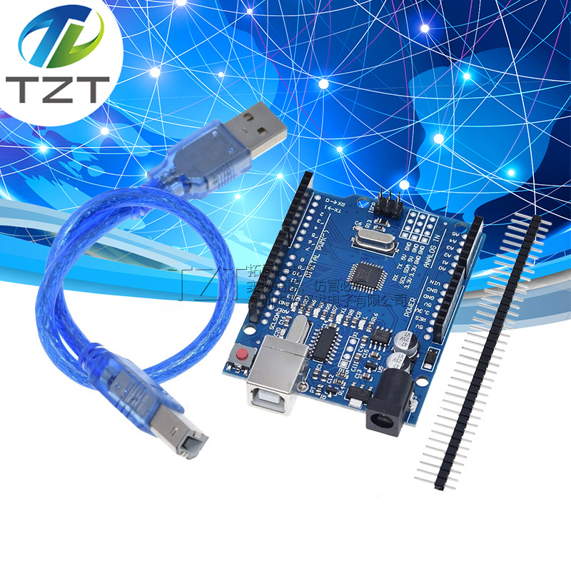 UNO R3 开发板 ATmega328P单片机 改进版 开发学习控制