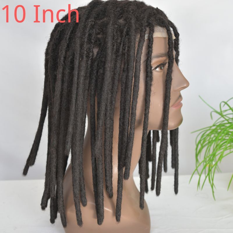 ドレッドヘア男性用ウィッグヘアブロック 10X8In フルレース人毛ドレッドヘアかつら在庫あり|undefined