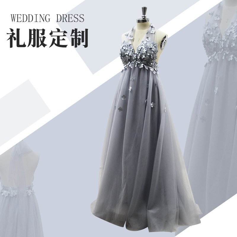 Cross-Border Thin Mesh Maternity Long Skirt Photo Shoot Dress Big Belly Mommy Wedding and Pregnancy Photo Studio Photo Clothing