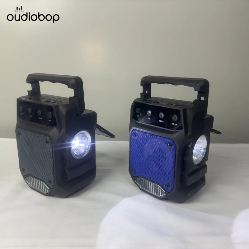 Altavoz Bluetooth Inalámbrico de Escritorio, Portátil Multifunción con Linterna y Tarjeta TF, Mayorista de Comercio Exterior