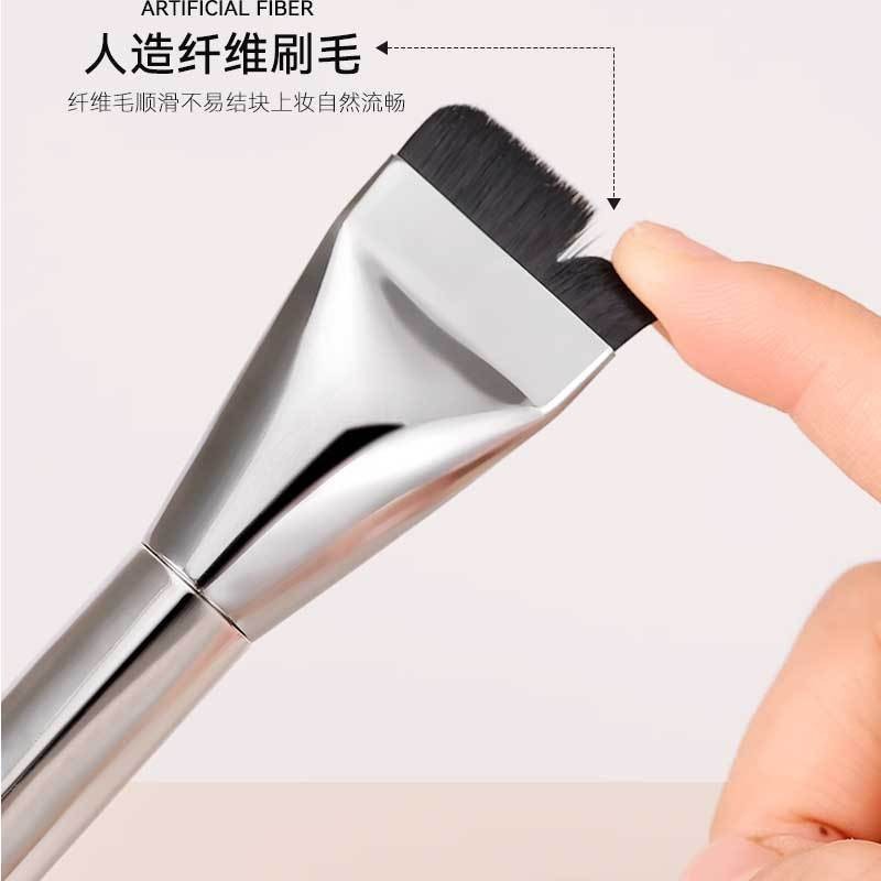 超薄型一字型ファンデーションブラシ平頭マスクブラシ軽薄無痕粉コンシーラーブラシ滄州工場卸売り|undefined