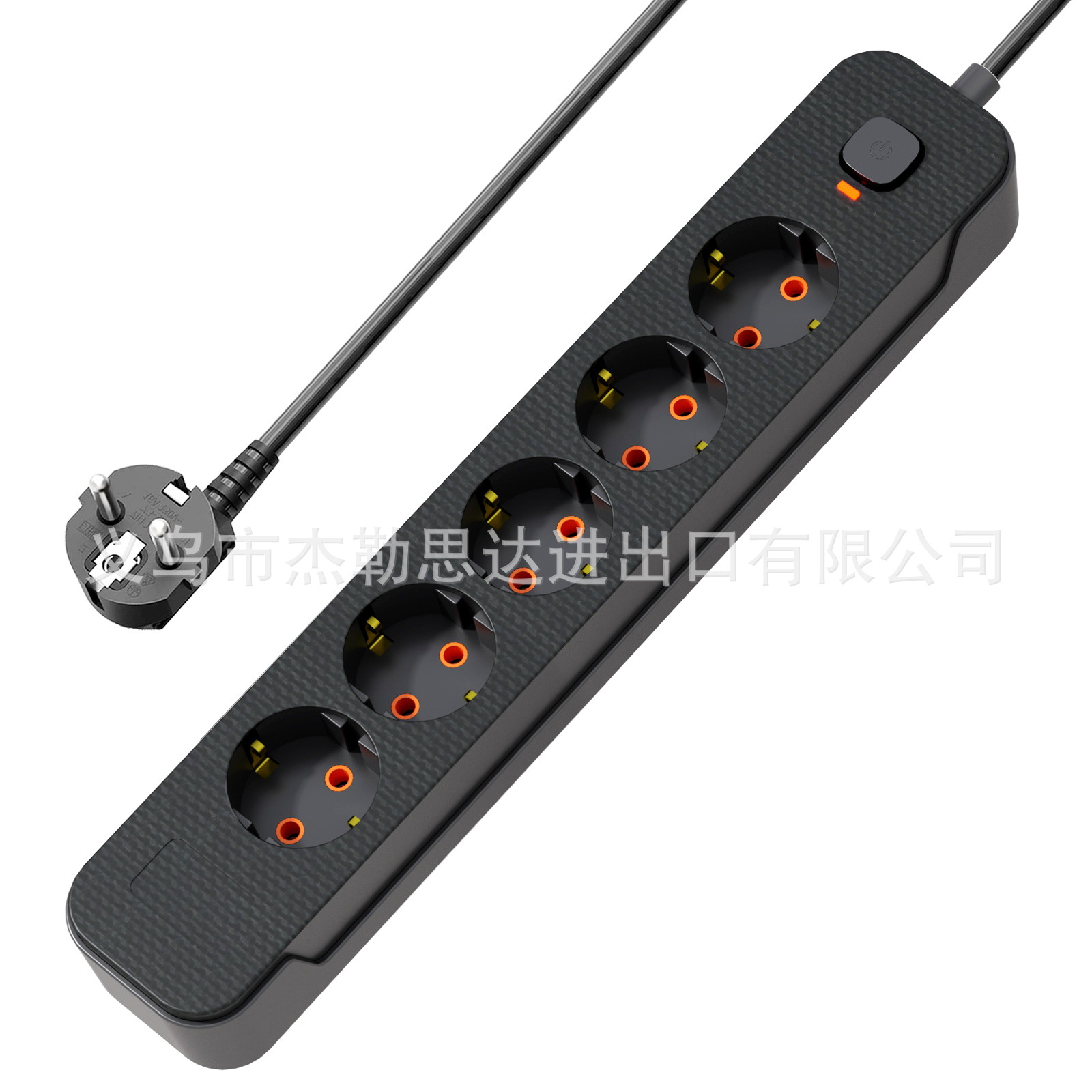 5位外贸批发欧标排插带开关插排欧规欧标插座热卖非洲插线板