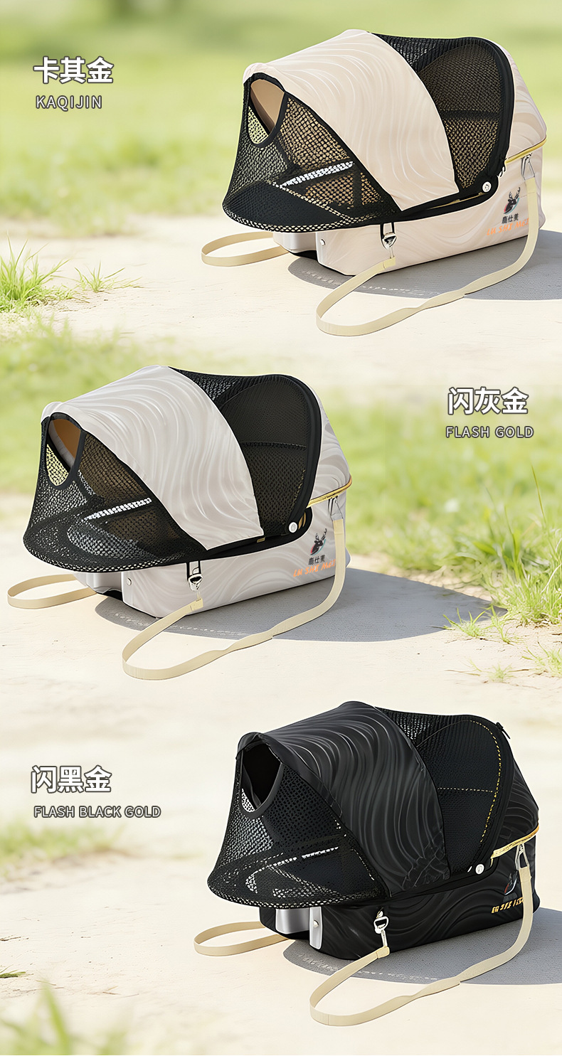 Mountain Bike Pet Car Seat, Electric Vehicle Dog Walking Gadget, Pet Basket with Dog and Cat Carrier