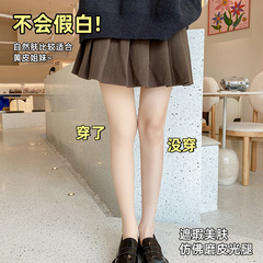 Upgrade Find Orange Jasmine Direct Supply Bare Leg Magic Women Autumn Winter Bare Sensation Double Layer Pantyhose with Fleece and Thick High Waist Striking