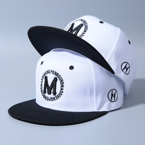 New Maoqing M Round Logo Embroidered Baseball Cap, Fashion Casual Hip-Hop Hat, Outdoor Sports Hat, Golf Hat